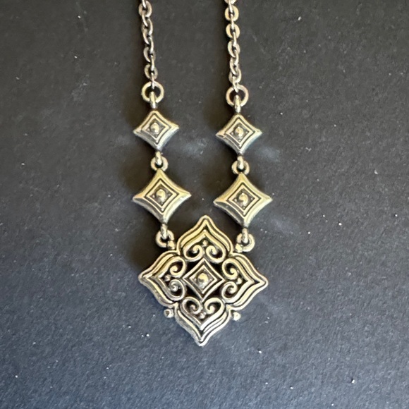 Brighton Silver Reversible Pendant Necklace - Picture 3 of 4